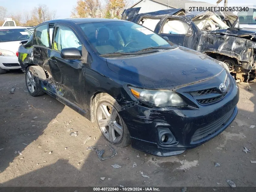 2T1BU4EE3DC953340 2013 Toyota Corolla S