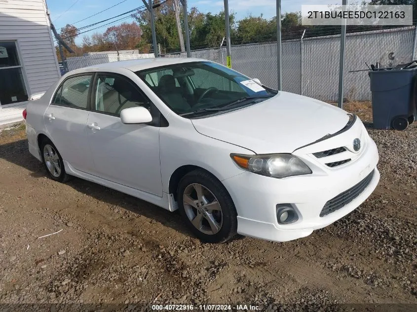 2013 Toyota Corolla S VIN: 2T1BU4EE5DC122163 Lot: 40722916