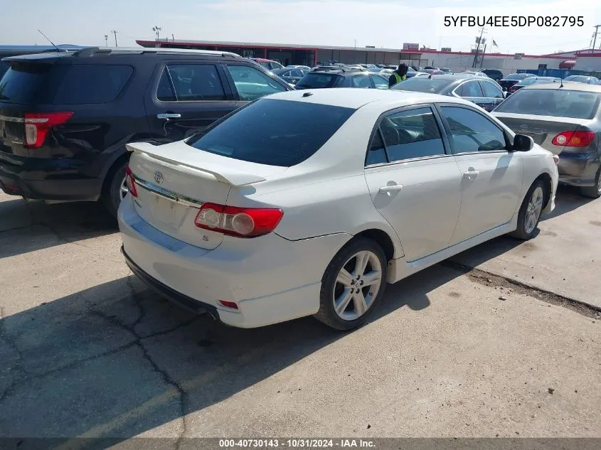 2013 Toyota Corolla S VIN: 5YFBU4EE5DP082795 Lot: 40730143