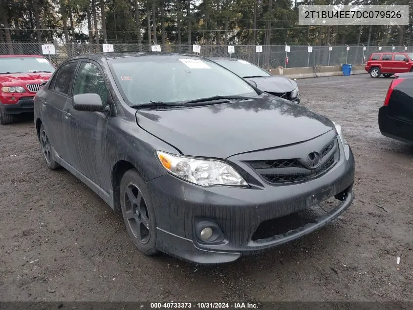 2013 Toyota Corolla S VIN: 2T1BU4EE7DC079526 Lot: 40733373