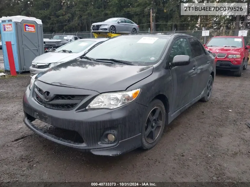 2013 Toyota Corolla S VIN: 2T1BU4EE7DC079526 Lot: 40733373