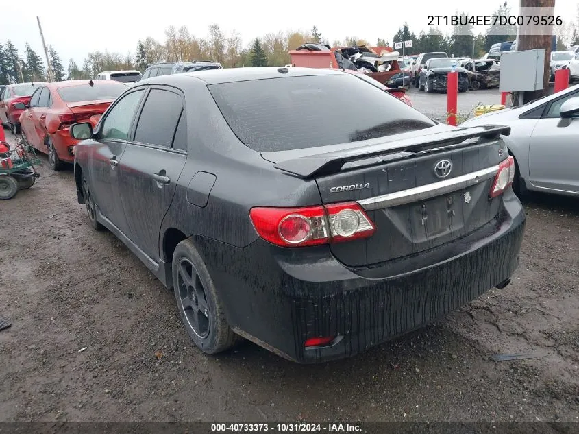 2013 Toyota Corolla S VIN: 2T1BU4EE7DC079526 Lot: 40733373