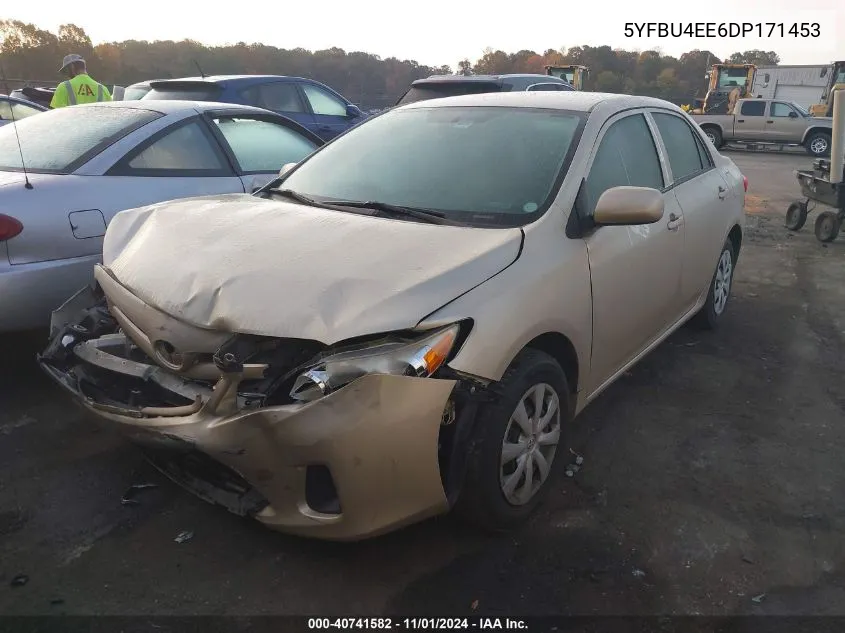 2013 Toyota Corolla L VIN: 5YFBU4EE6DP171453 Lot: 40741582