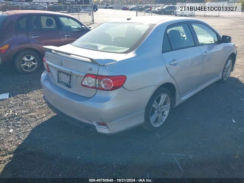 2013 Toyota Corolla S/Le VIN: 2T1BU4EE1DC013327 Lot: 40750648