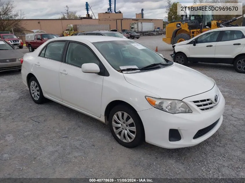 2013 Toyota Corolla Le VIN: 2T1BU4EE5DC969670 Lot: 40778639