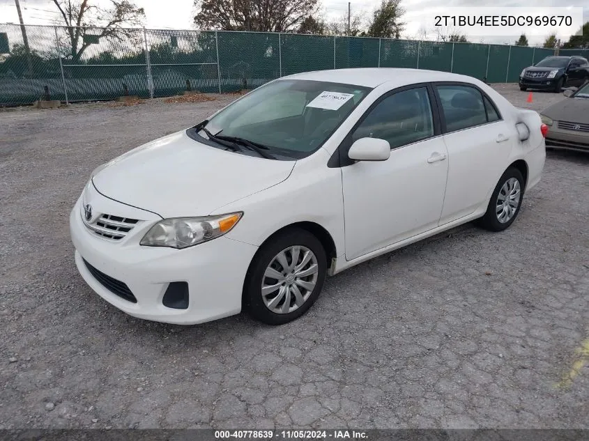 2013 Toyota Corolla Le VIN: 2T1BU4EE5DC969670 Lot: 40778639