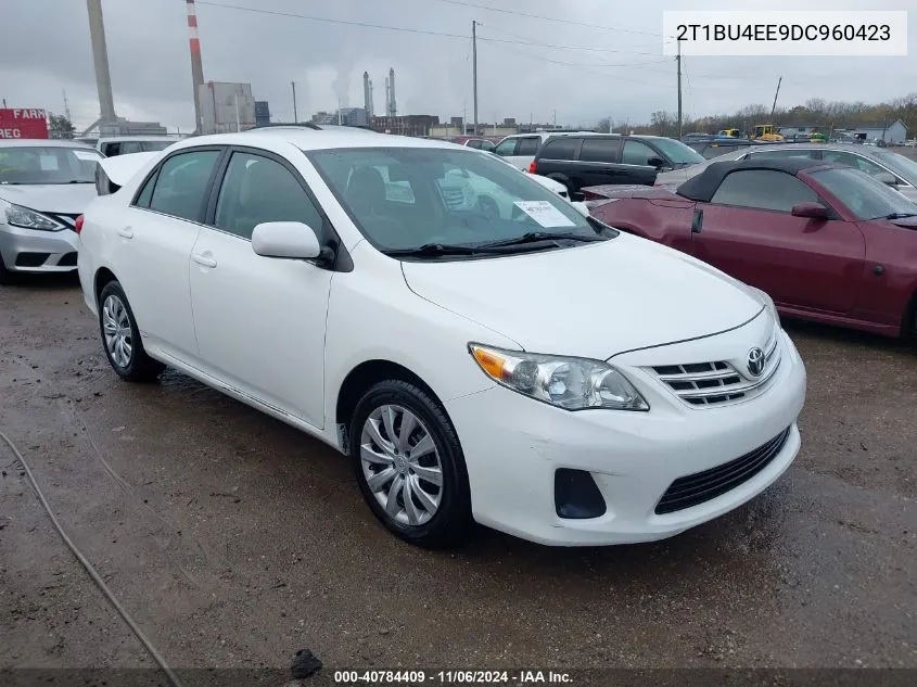 2013 Toyota Corolla Le VIN: 2T1BU4EE9DC960423 Lot: 40784409