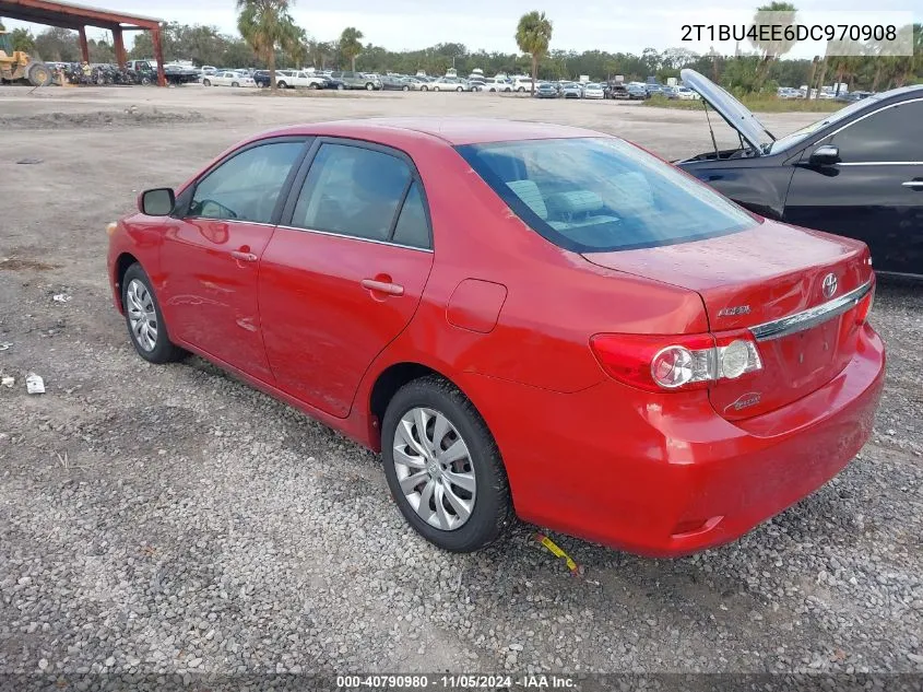 2013 Toyota Corolla Le VIN: 2T1BU4EE6DC970908 Lot: 40790980