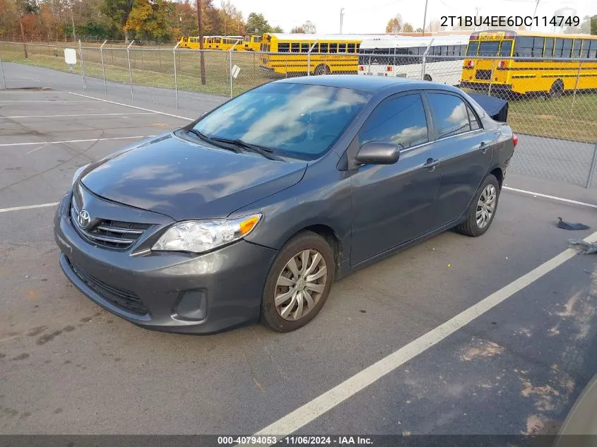 2013 Toyota Corolla Le VIN: 2T1BU4EE6DC114749 Lot: 40794053