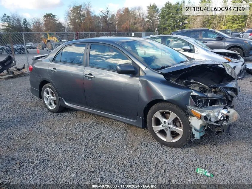 2013 Toyota Corolla S VIN: 2T1BU4EE6DC947399 Lot: 40796083