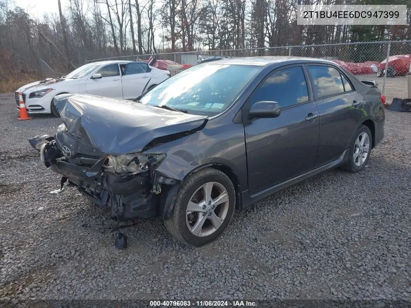 2013 Toyota Corolla S VIN: 2T1BU4EE6DC947399 Lot: 40796083