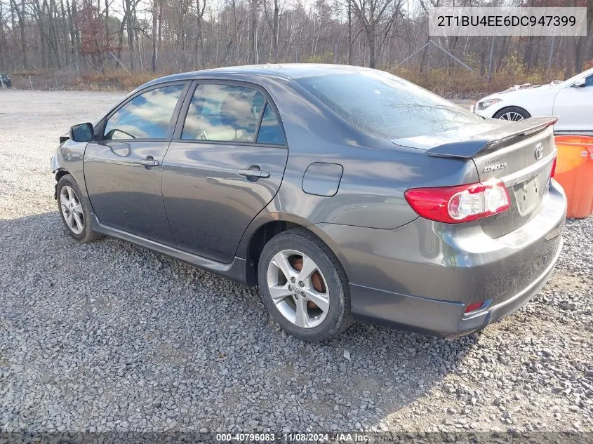 2013 Toyota Corolla S VIN: 2T1BU4EE6DC947399 Lot: 40796083