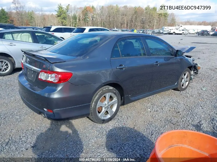 2013 Toyota Corolla S VIN: 2T1BU4EE6DC947399 Lot: 40796083