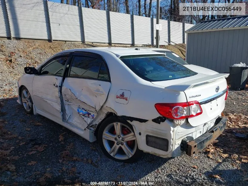 2013 Toyota Corolla S/Le VIN: 2T1BU4EEXDC056449 Lot: 40798173