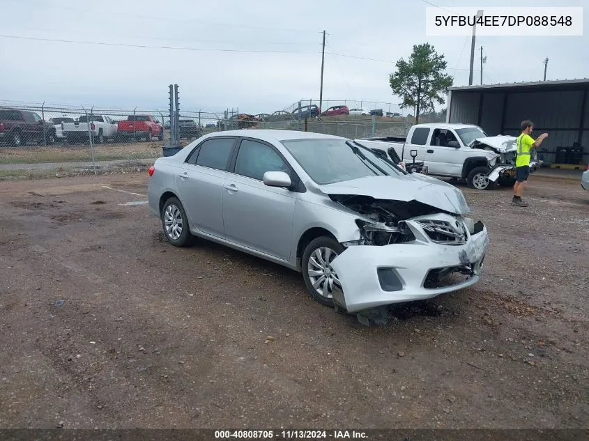 2013 Toyota Corolla Le VIN: 5YFBU4EE7DP088548 Lot: 40808705