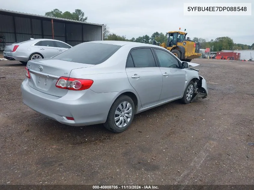 2013 Toyota Corolla Le VIN: 5YFBU4EE7DP088548 Lot: 40808705