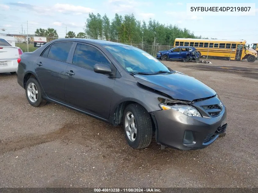 2013 Toyota Corolla L VIN: 5YFBU4EE4DP219807 Lot: 40813238