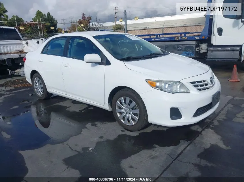 2013 Toyota Corolla Le VIN: 5YFBU4EE7DP197172 Lot: 40836796