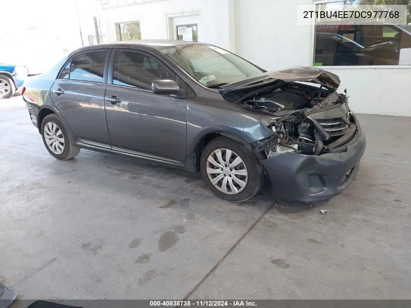 2013 Toyota Corolla Le VIN: 2T1BU4EE7DC977768 Lot: 40838735