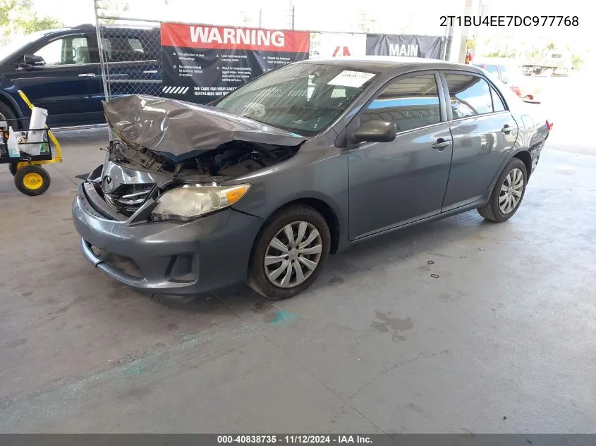 2013 Toyota Corolla Le VIN: 2T1BU4EE7DC977768 Lot: 40838735