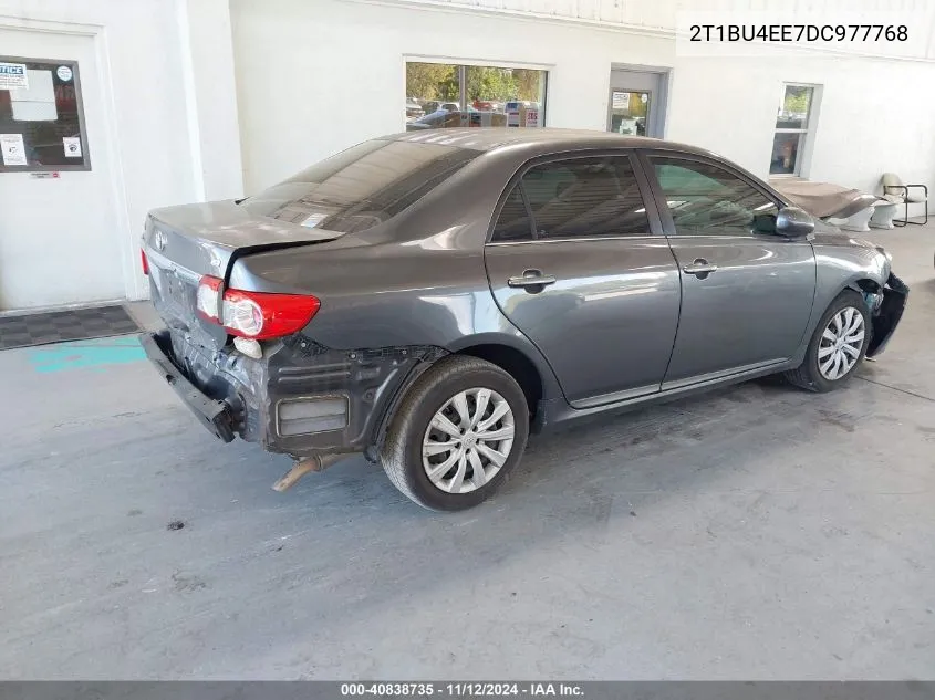 2013 Toyota Corolla Le VIN: 2T1BU4EE7DC977768 Lot: 40838735