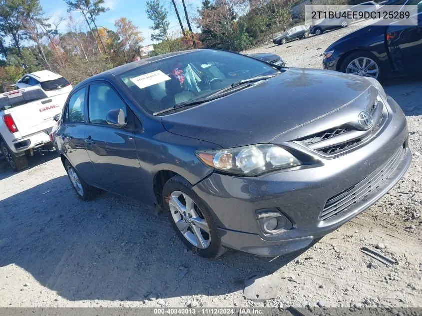 2013 Toyota Corolla S VIN: 2T1BU4EE9DC125289 Lot: 40840013