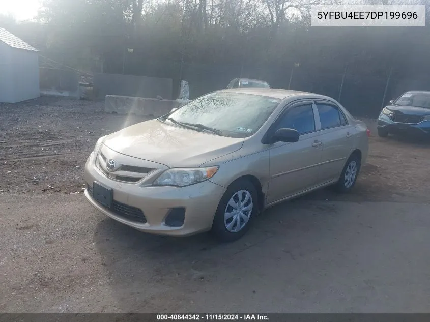 2013 Toyota Corolla L VIN: 5YFBU4EE7DP199696 Lot: 40844342