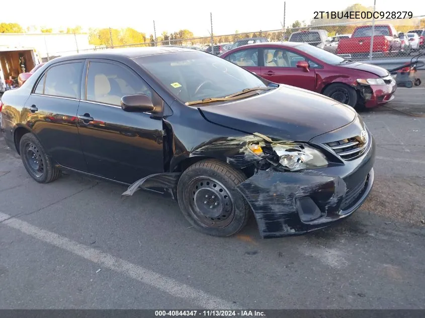 2013 Toyota Corolla Le VIN: 2T1BU4EE0DC928279 Lot: 40844347