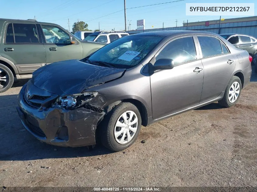 2013 Toyota Corolla L VIN: 5YFBU4EE7DP212267 Lot: 40849725