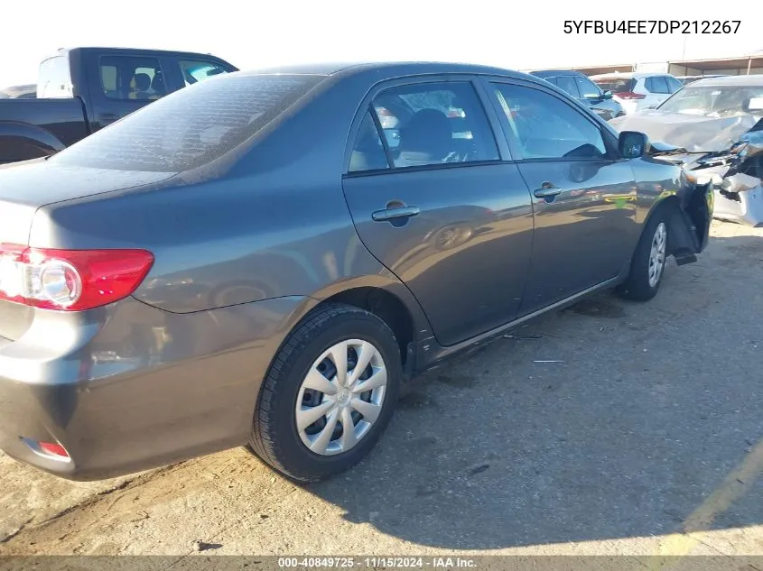 2013 Toyota Corolla L VIN: 5YFBU4EE7DP212267 Lot: 40849725