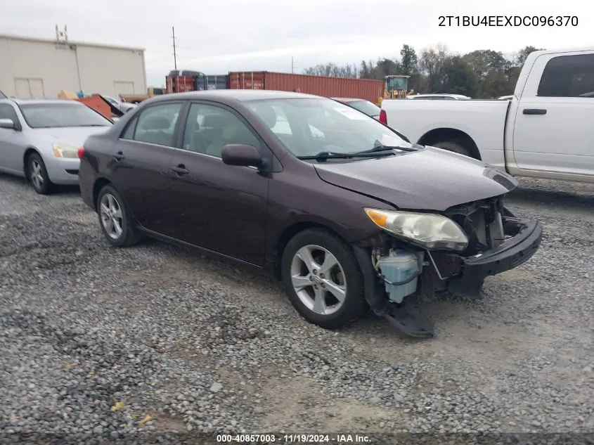 2013 Toyota Corolla Le Special Edition VIN: 2T1BU4EEXDC096370 Lot: 40857003