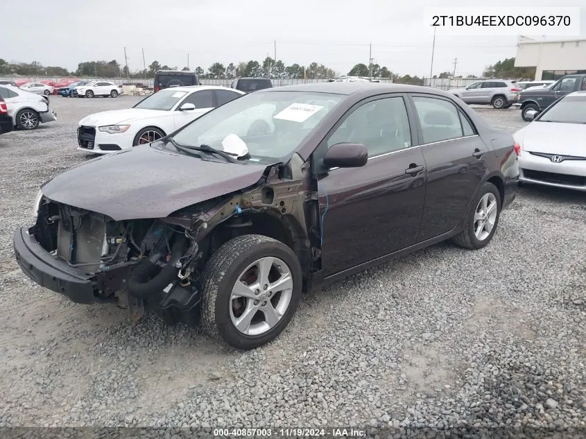 2013 Toyota Corolla Le Special Edition VIN: 2T1BU4EEXDC096370 Lot: 40857003