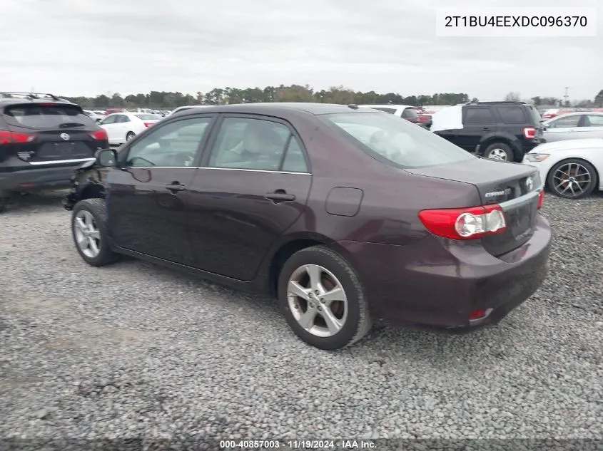 2013 Toyota Corolla Le Special Edition VIN: 2T1BU4EEXDC096370 Lot: 40857003