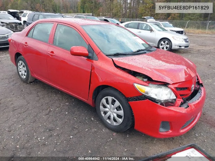 2013 Toyota Corolla L VIN: 5YFBU4EE8DP161829 Lot: 40864542