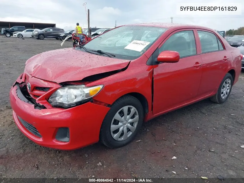 2013 Toyota Corolla L VIN: 5YFBU4EE8DP161829 Lot: 40864542