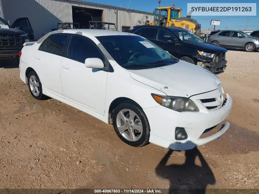 2013 Toyota Corolla S VIN: 5YFBU4EE2DP191263 Lot: 40867603