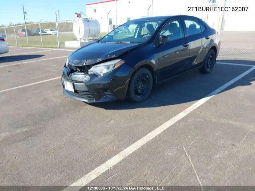 2014 Toyota Corolla Le VIN: 2T1BURHE1EC162007 Lot: 12130608