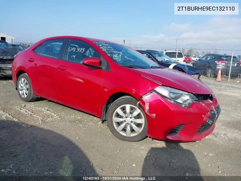 2014 Toyota Corolla Le VIN: 2T1BURHE9EC132110 Lot: 12143183