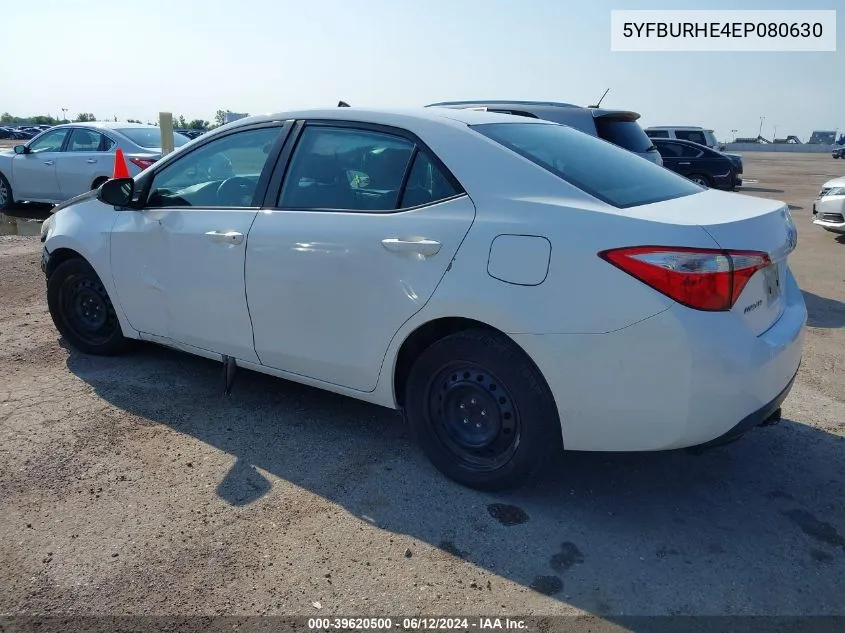 5YFBURHE4EP080630 2014 Toyota Corolla Le