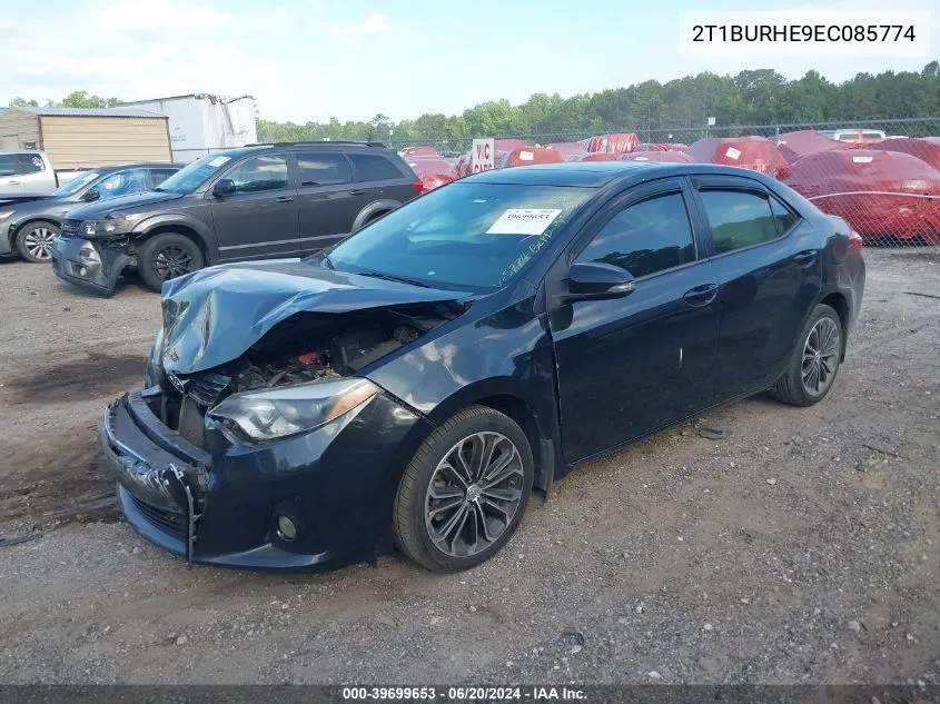 2T1BURHE9EC085774 2014 Toyota Corolla S Plus