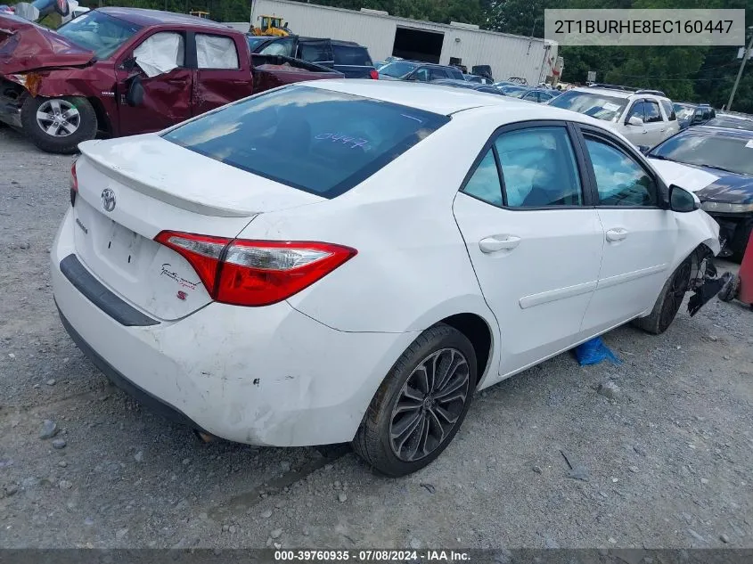 2T1BURHE8EC160447 2014 Toyota Corolla S Plus