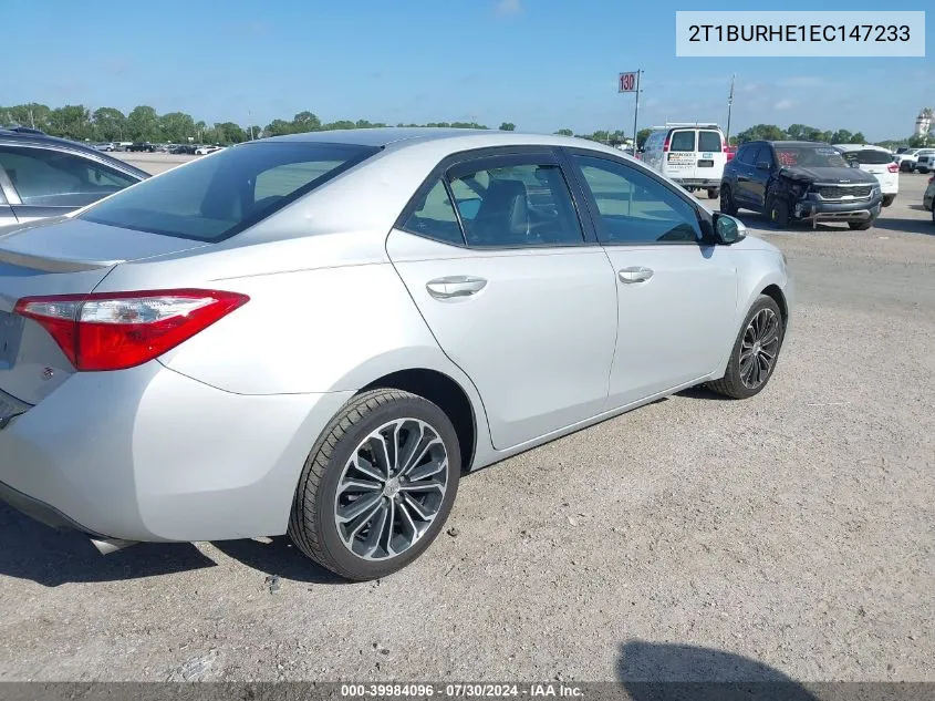 2T1BURHE1EC147233 2014 Toyota Corolla S Plus