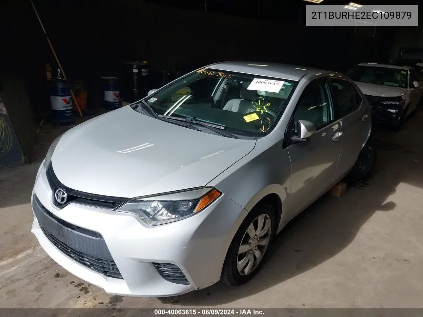 2T1BURHE2EC109879 2014 Toyota Corolla Le