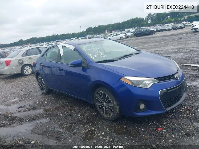 2T1BURHEXEC224410 2014 Toyota Corolla S Plus