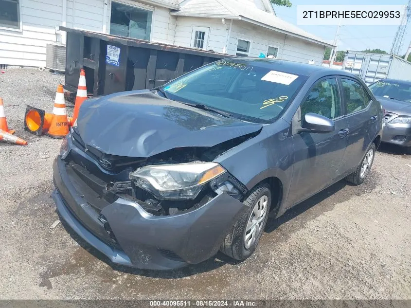 2T1BPRHE5EC029953 2014 Toyota Corolla Le Eco