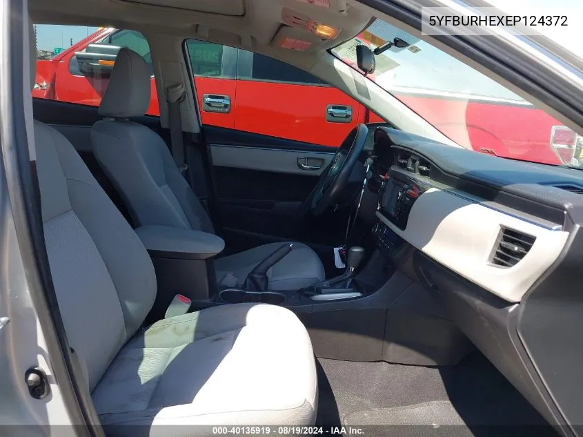 5YFBURHEXEP124372 2014 Toyota Corolla Le Plus