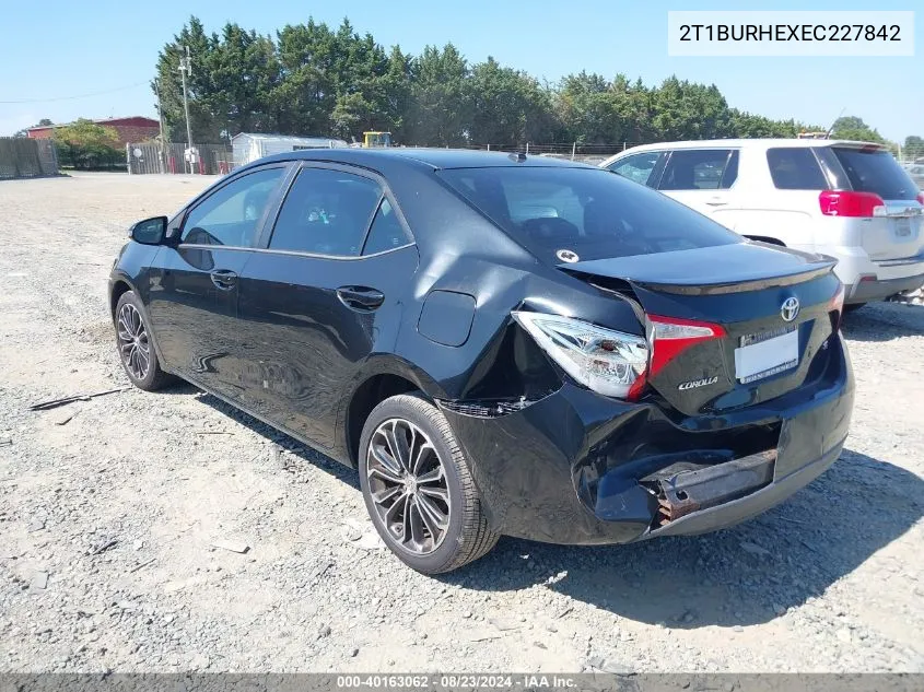 2014 Toyota Corolla VIN: 2T1BURHEXEC227842 Lot: 40163062