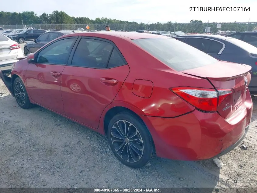 2T1BURHE6EC107164 2014 Toyota Corolla S Plus