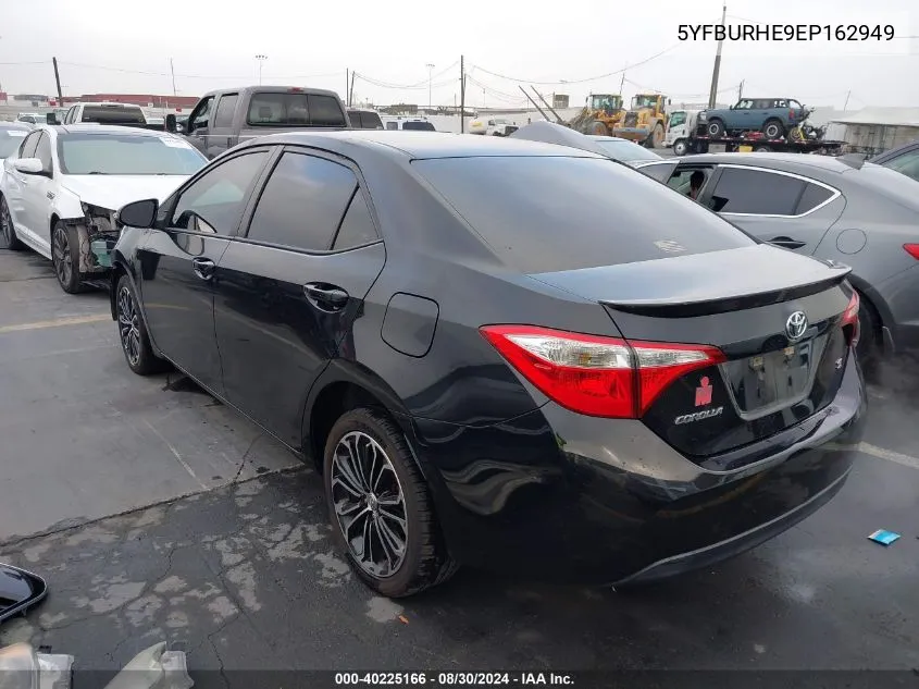 2014 Toyota Corolla S Plus VIN: 5YFBURHE9EP162949 Lot: 40225166