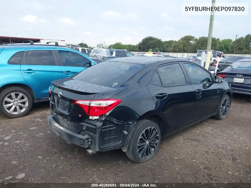 5YFBURHE9EP097830 2014 Toyota Corolla L/Le/Le Pls/Prm/S/S Pls